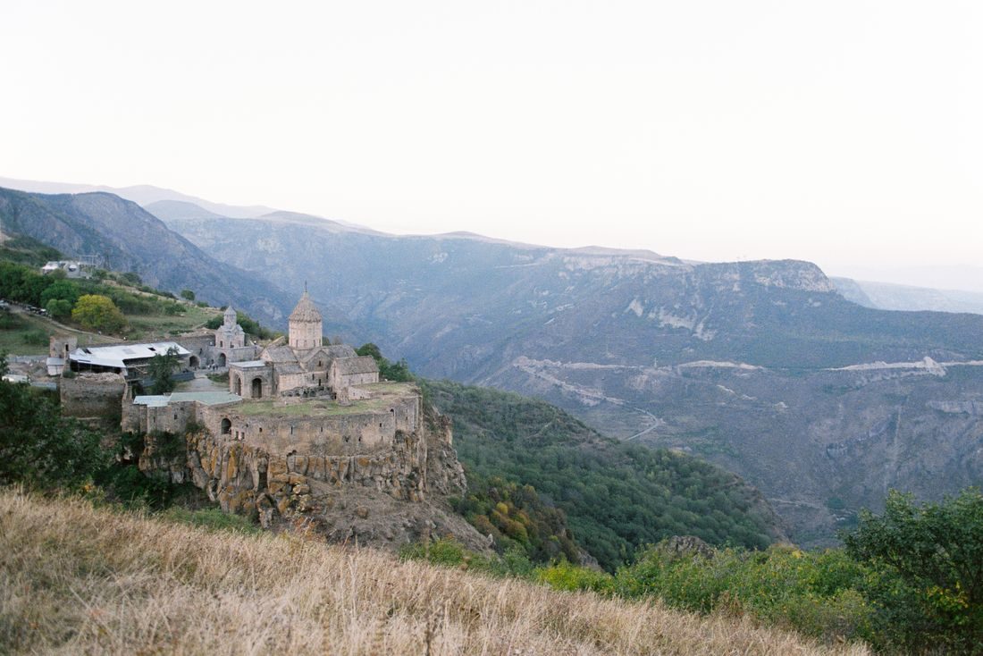 Medieval monastery on a cliff