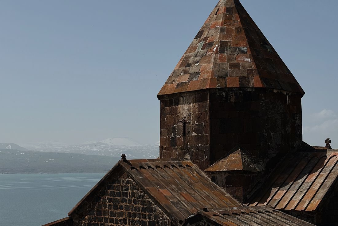 Sevanavank Monastery above Lake Sevan