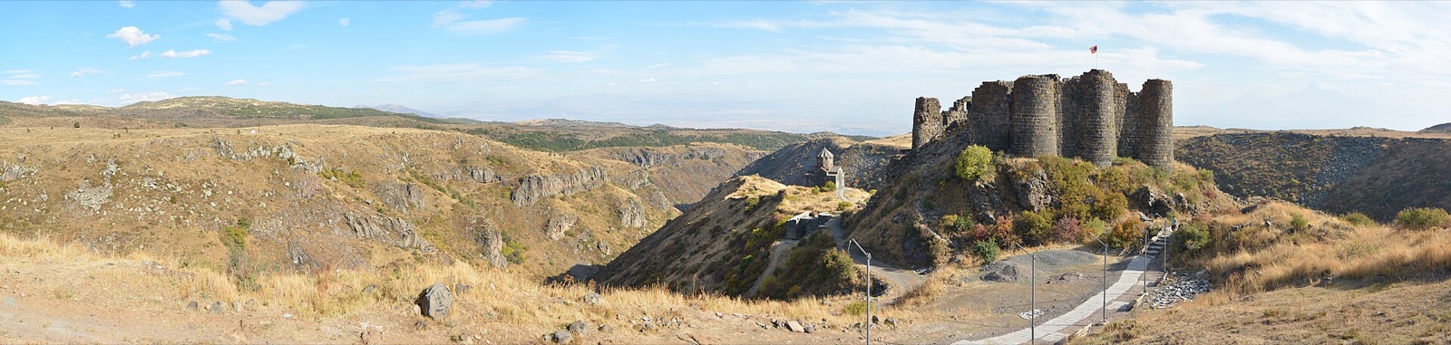 Amberd fortress on the slopes of Aragats