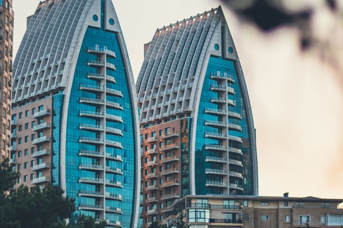 Modern towers, Baku