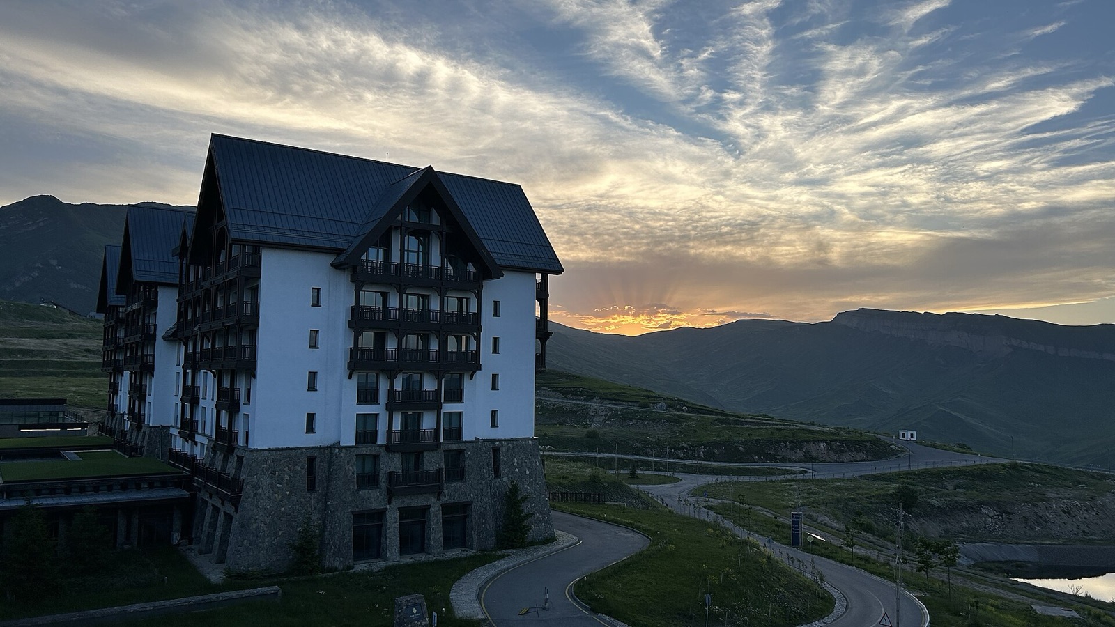 Sunset at Shahdag
