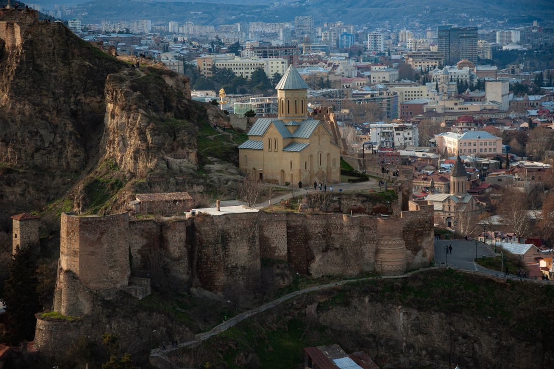 Historic church above Tbilisi