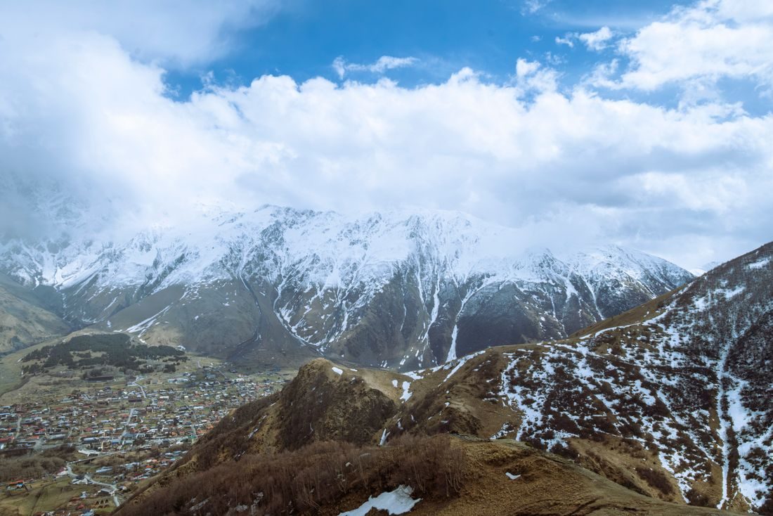 Snow-covered Caucasus, Mtskheta-Mtianeti