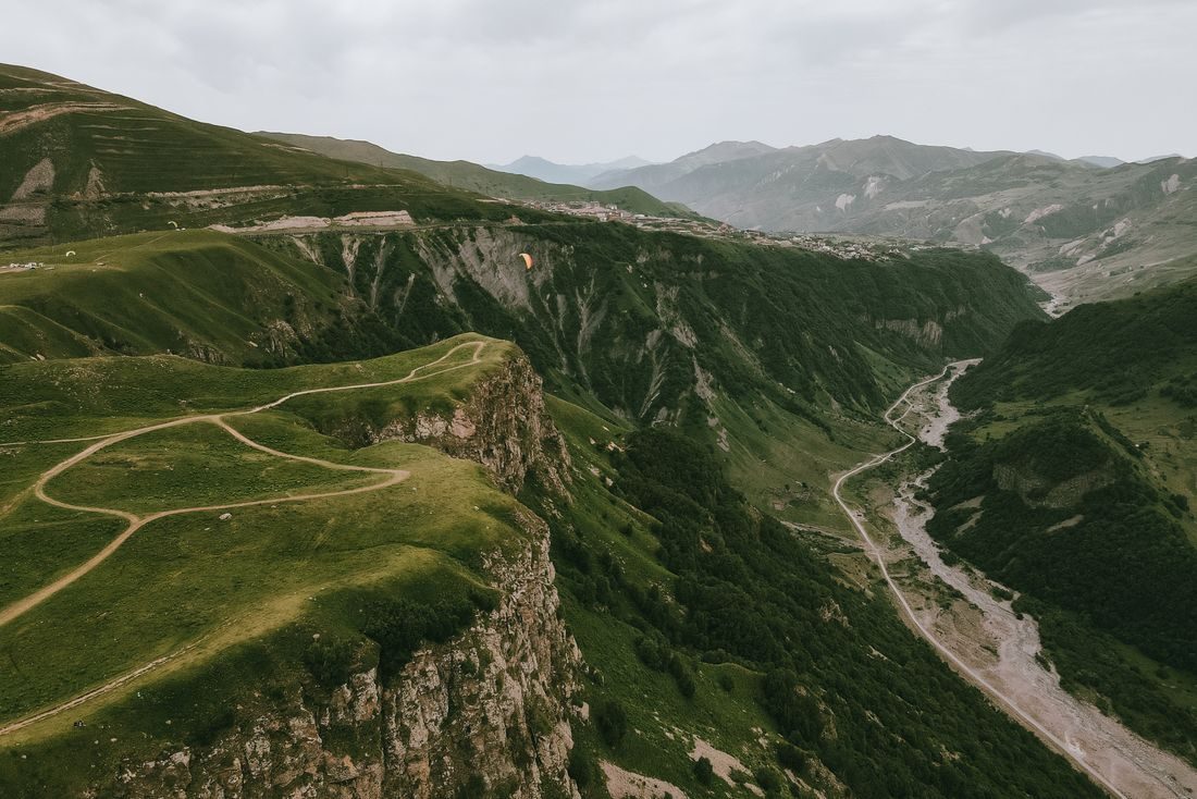 Cliffs and valleys, Mtskheta-Mtianeti