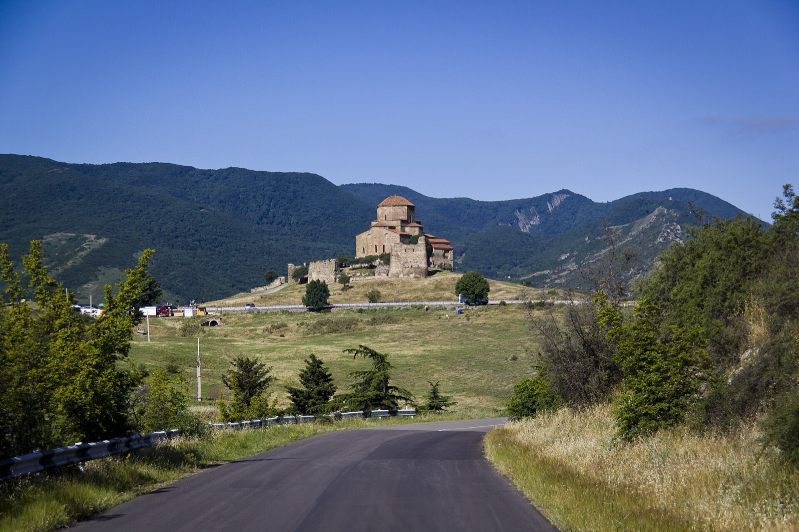 Road up to Jvari Monastery, Mtskheta
