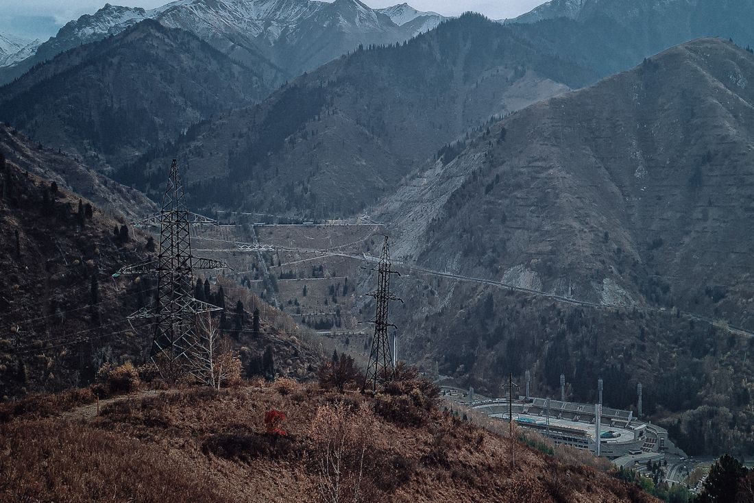 Almaty mountain landscape