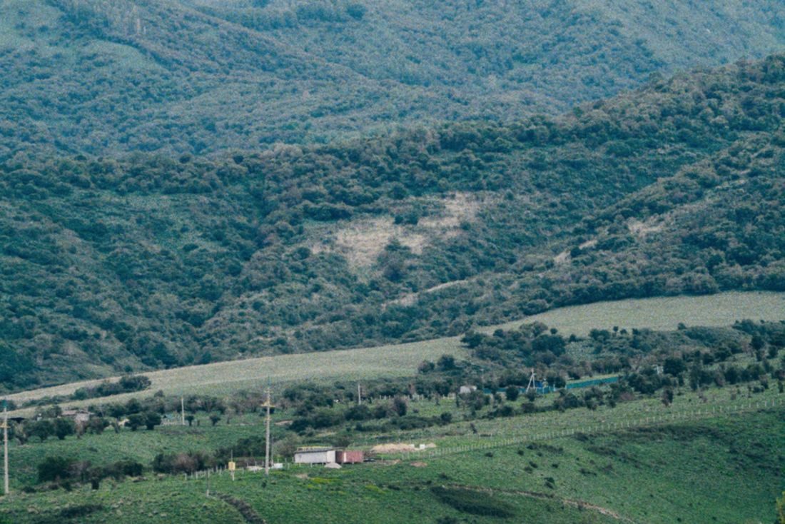 Mountain road, Almaty Province