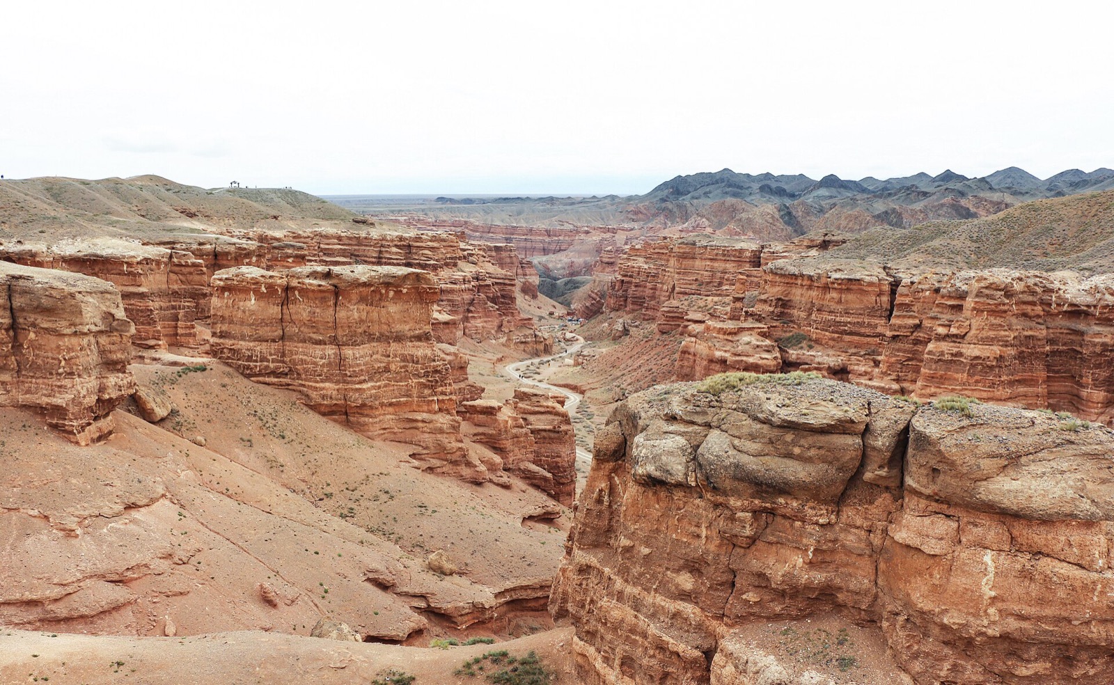 Charyn Canyon walls