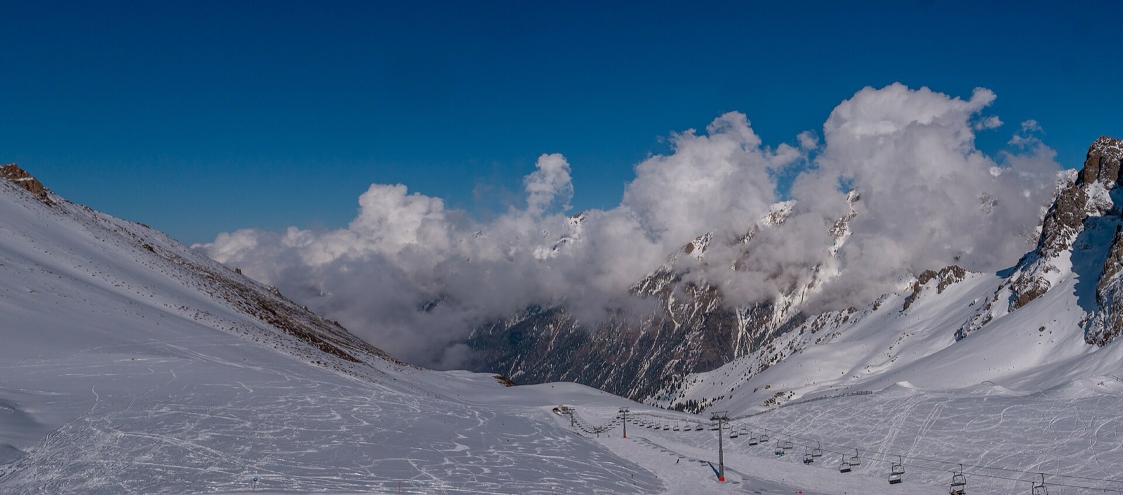 Shymbulak above Almaty