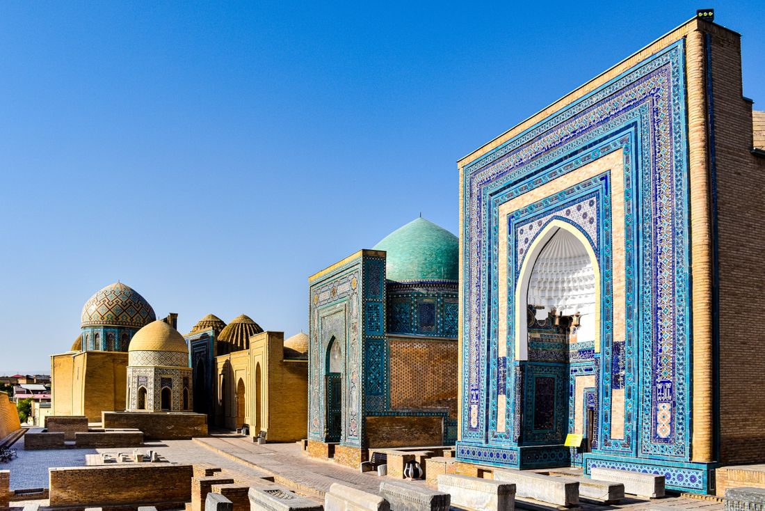Shah-i-Zinda mosaics, Samarkand