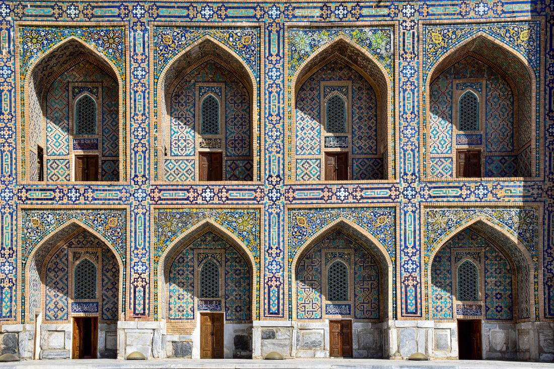 Tilla-Kari Madrasah mosaic, Samarkand